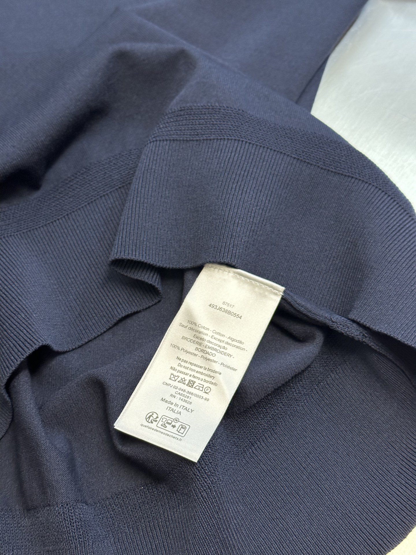 DIOR knitted T-shirt（393M666AT691-C588）