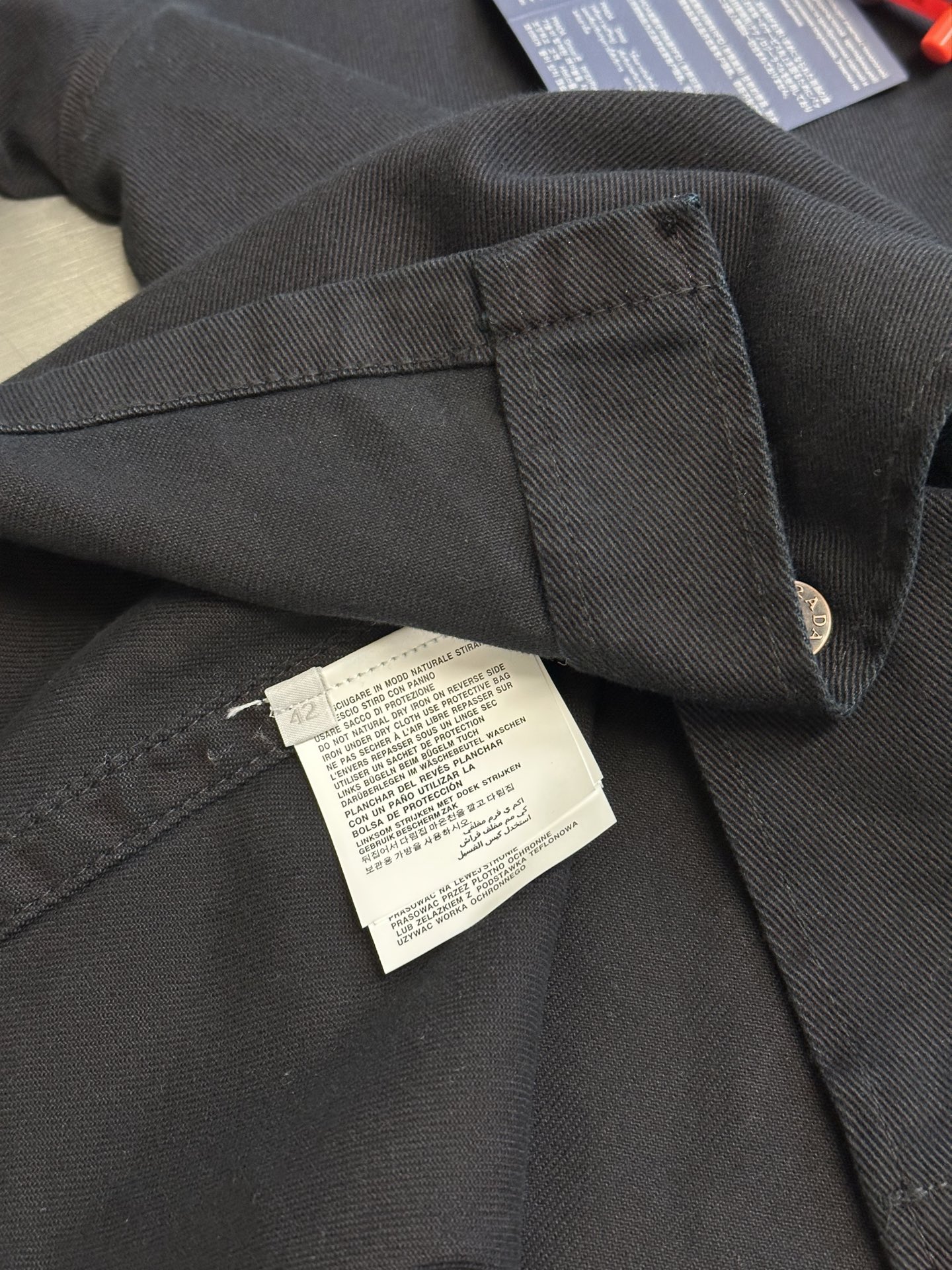 PRADA Denim shirt (GFC053-148J-F0557-S-OOO）