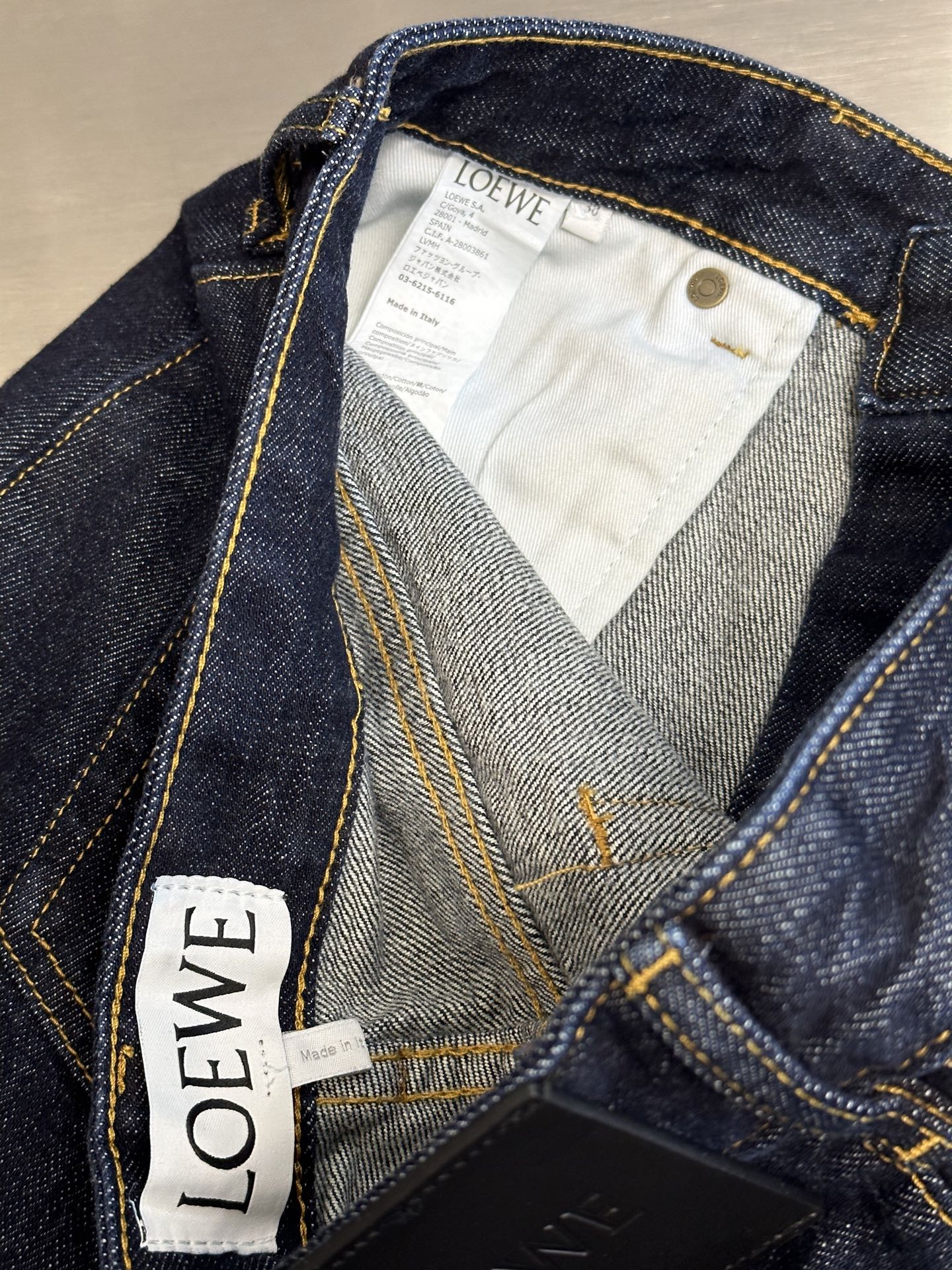 LOEWE Anagram Barrel Jeans (S359Y11XCQ-5380）