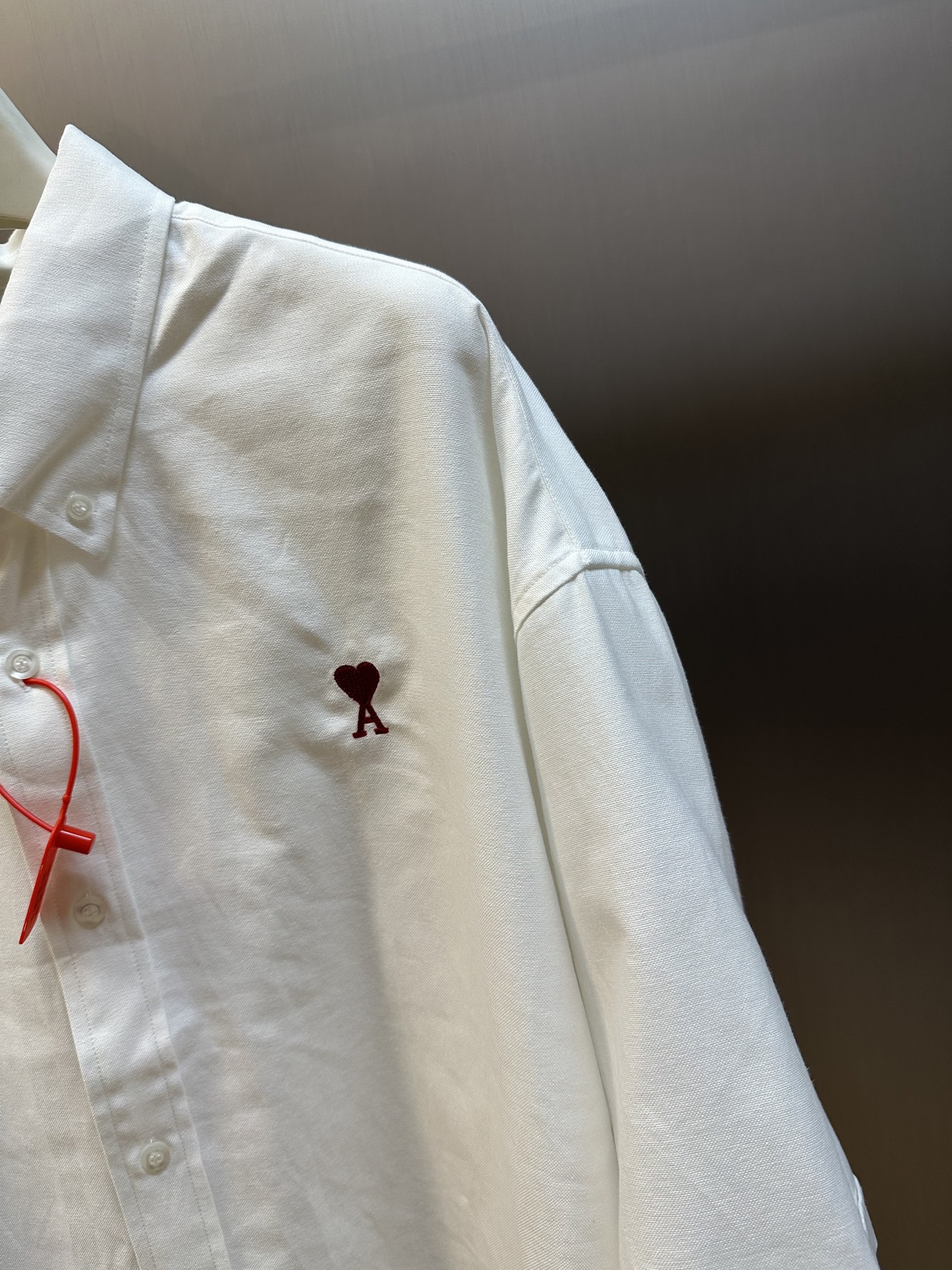 Ami Paris Boxy Fit Cotton Shirt（HSH230CO0031-450）