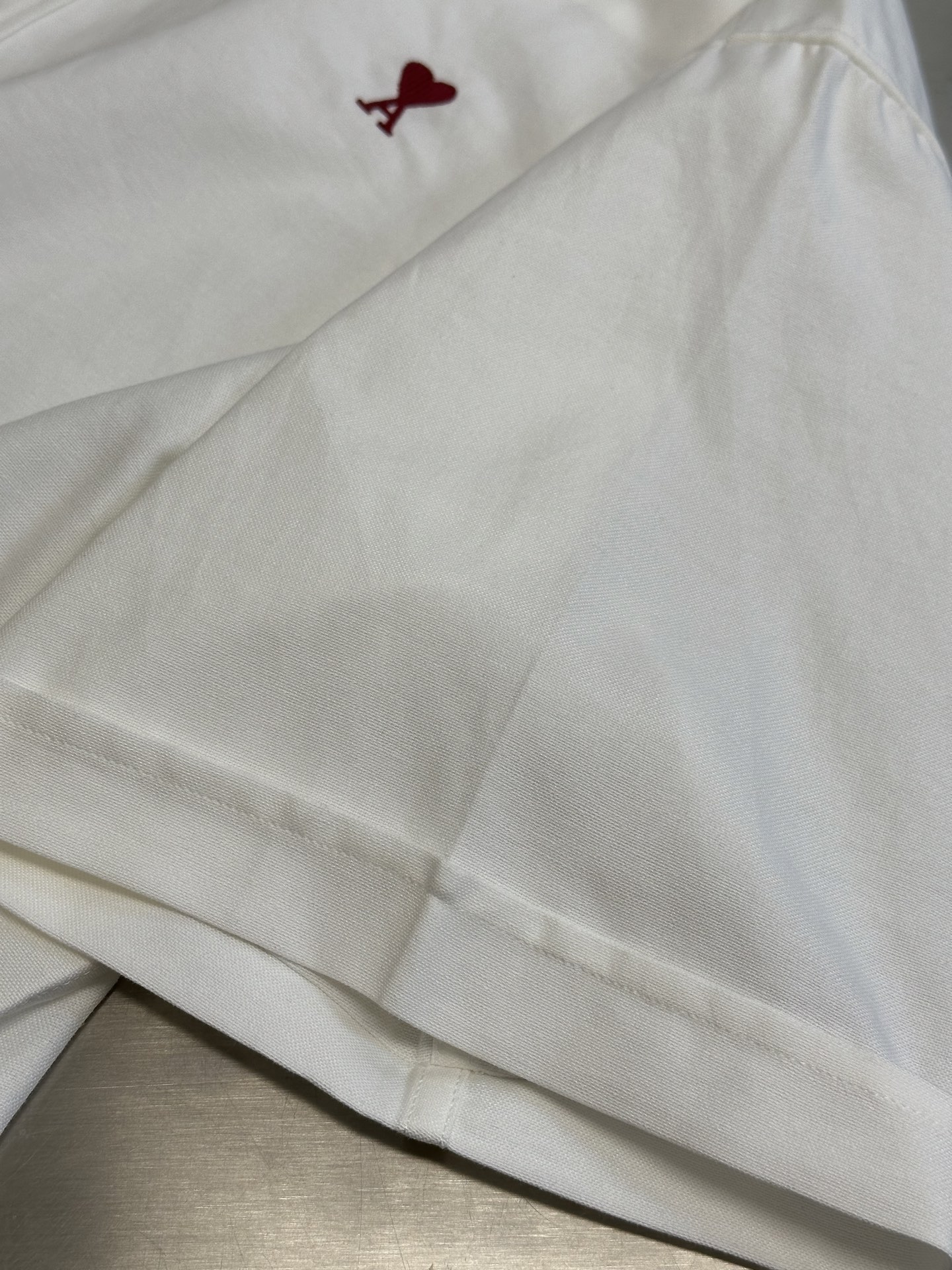 Ami Paris Boxy Fit Cotton Shirt（HSH230CO0031-450）