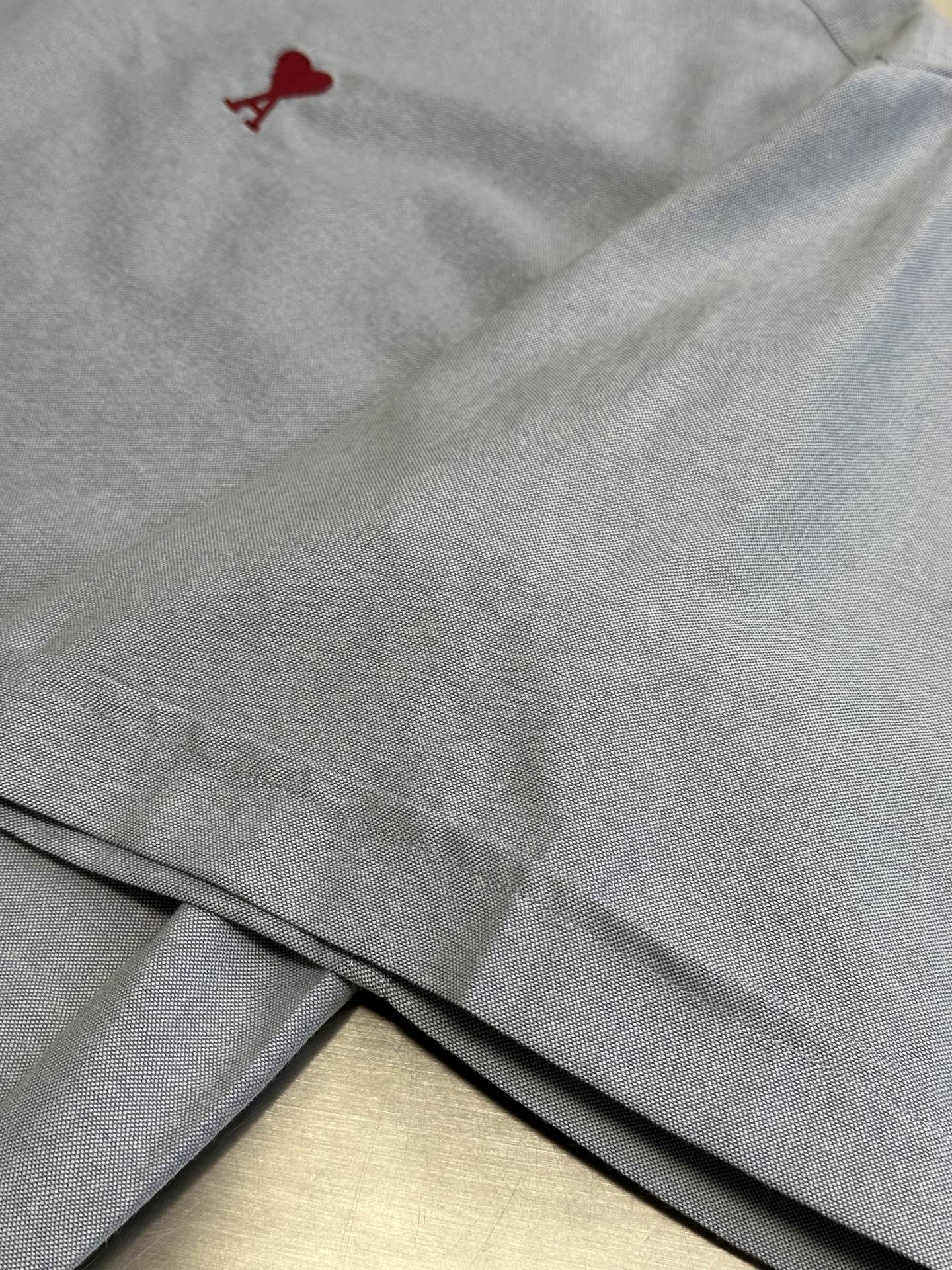 Ami Paris Boxy Fit Cotton Shirt（HSH230CO0031-450）