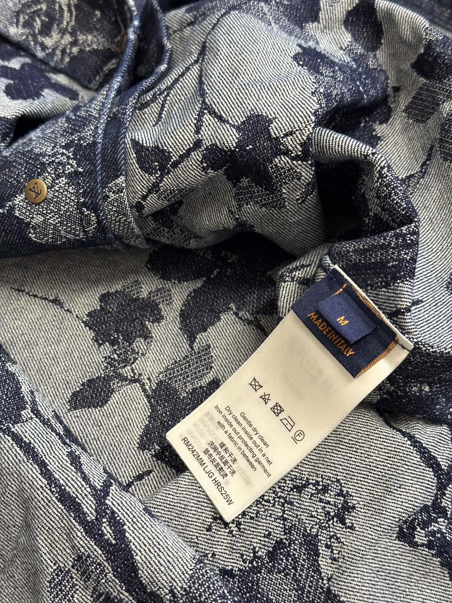 Louis Vuitton Denim Short Sleeve Shirt（1AHXHC)