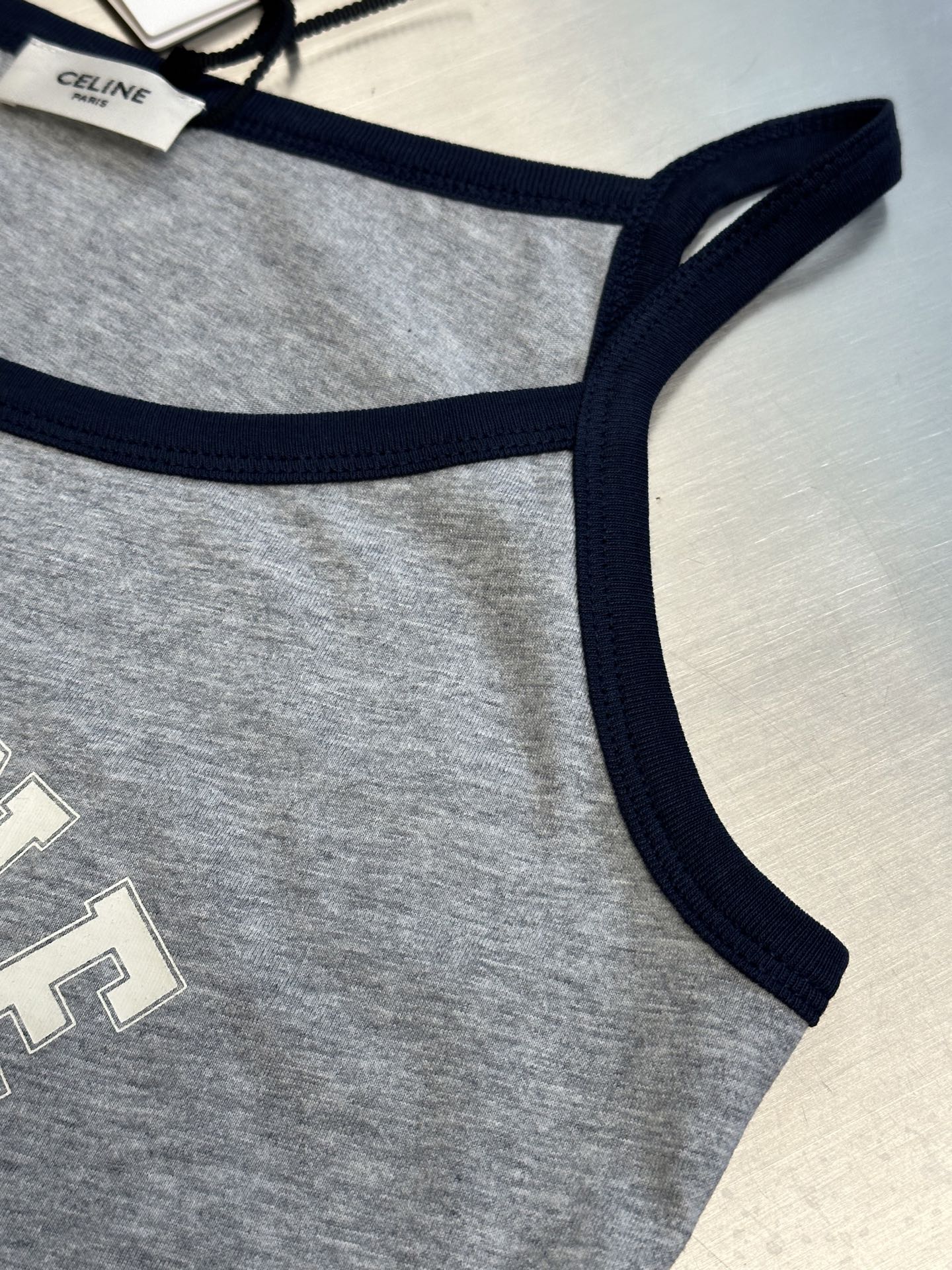 CELINE Triomphe logo camisole （RX0AQ507Z-GBS3）