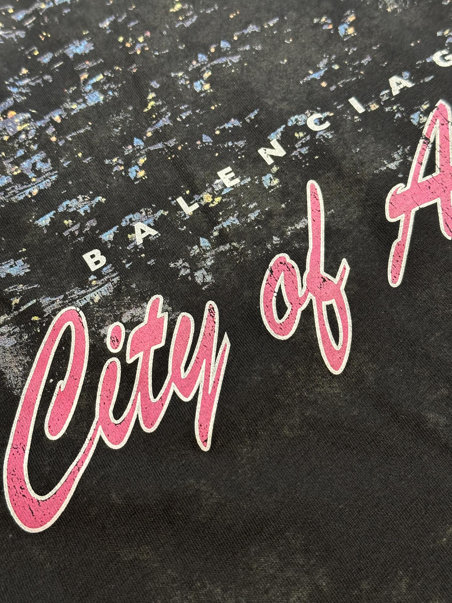 Balenciaga city of angels sleeveless t-shirt（833647TSVR21041）