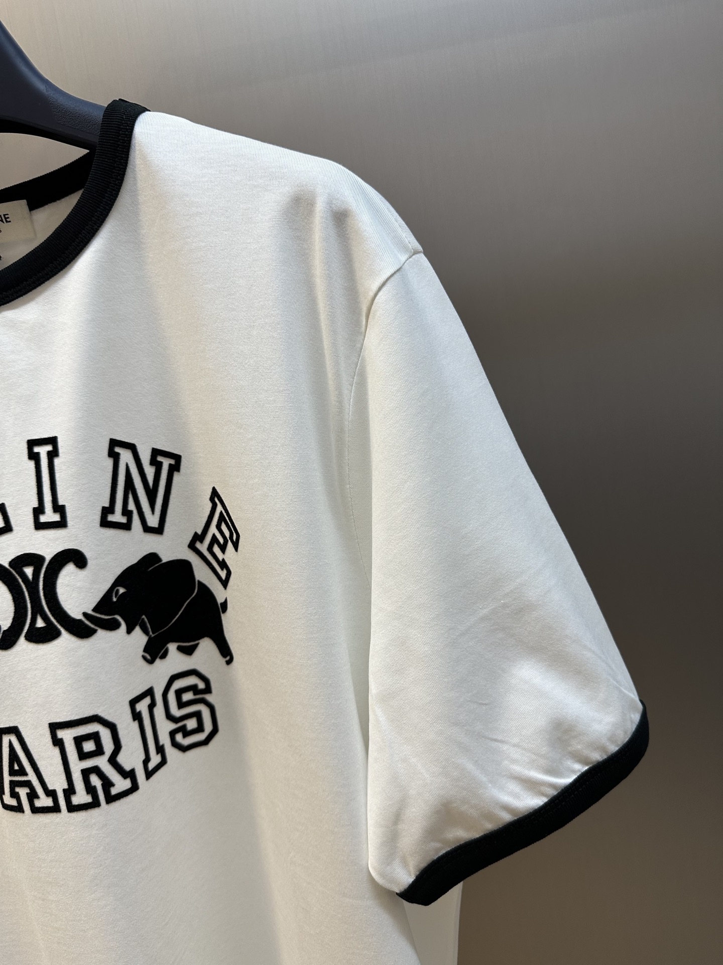 Celine regular t-shirt IN cotton jersey（RX0AV671Q-01OB）