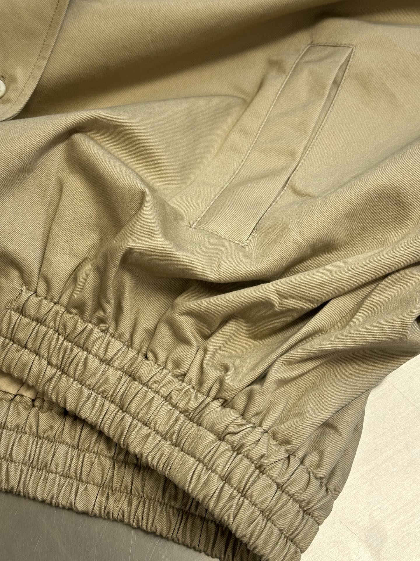 MIUMIU Women's Chino Cloth Blouson Jacket（ML1264-1UPX-F0065-S-OOO）