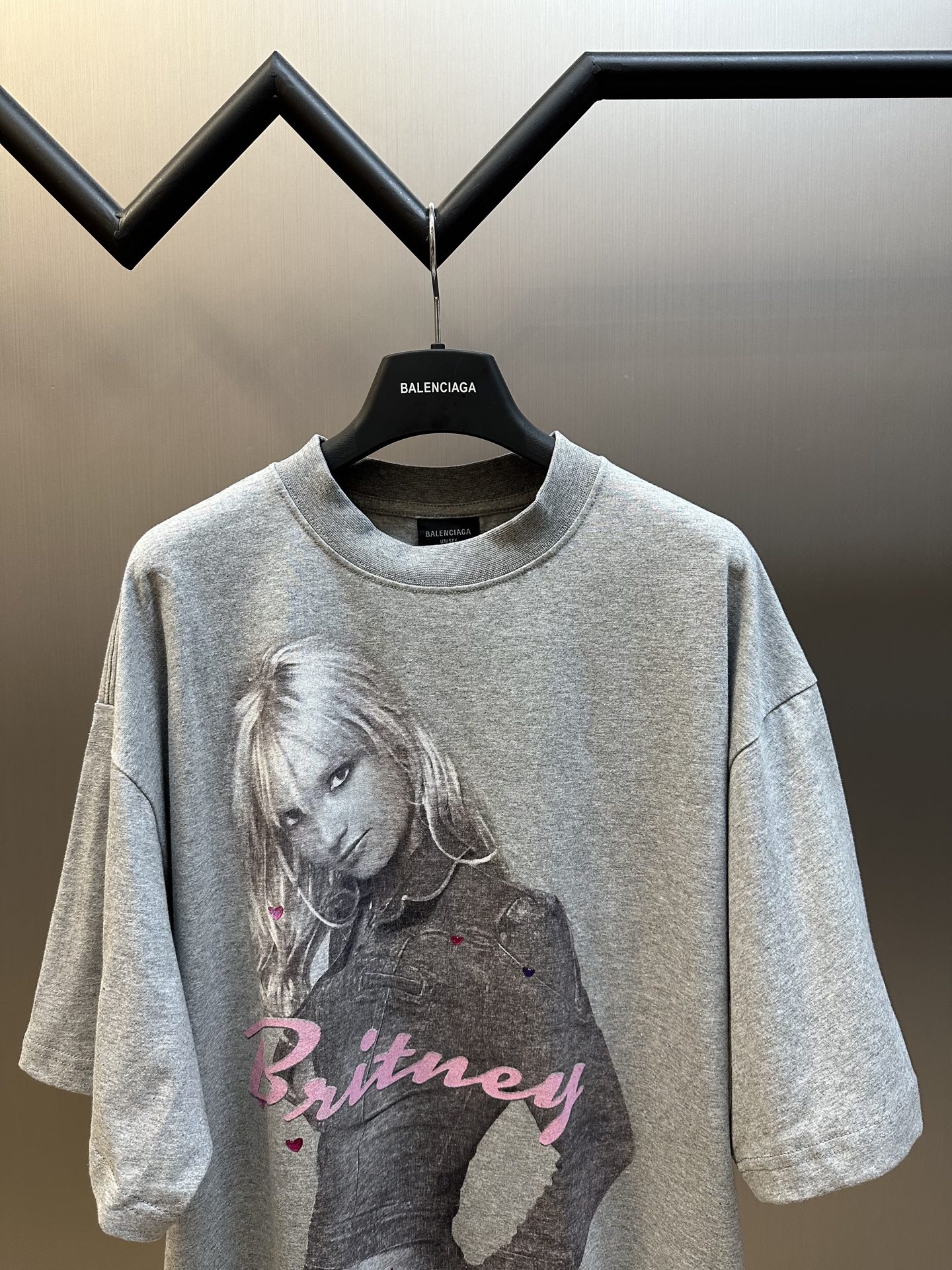 Balenciaga Music Britney Spears Series T-shirt  (764235TTVJ81302）