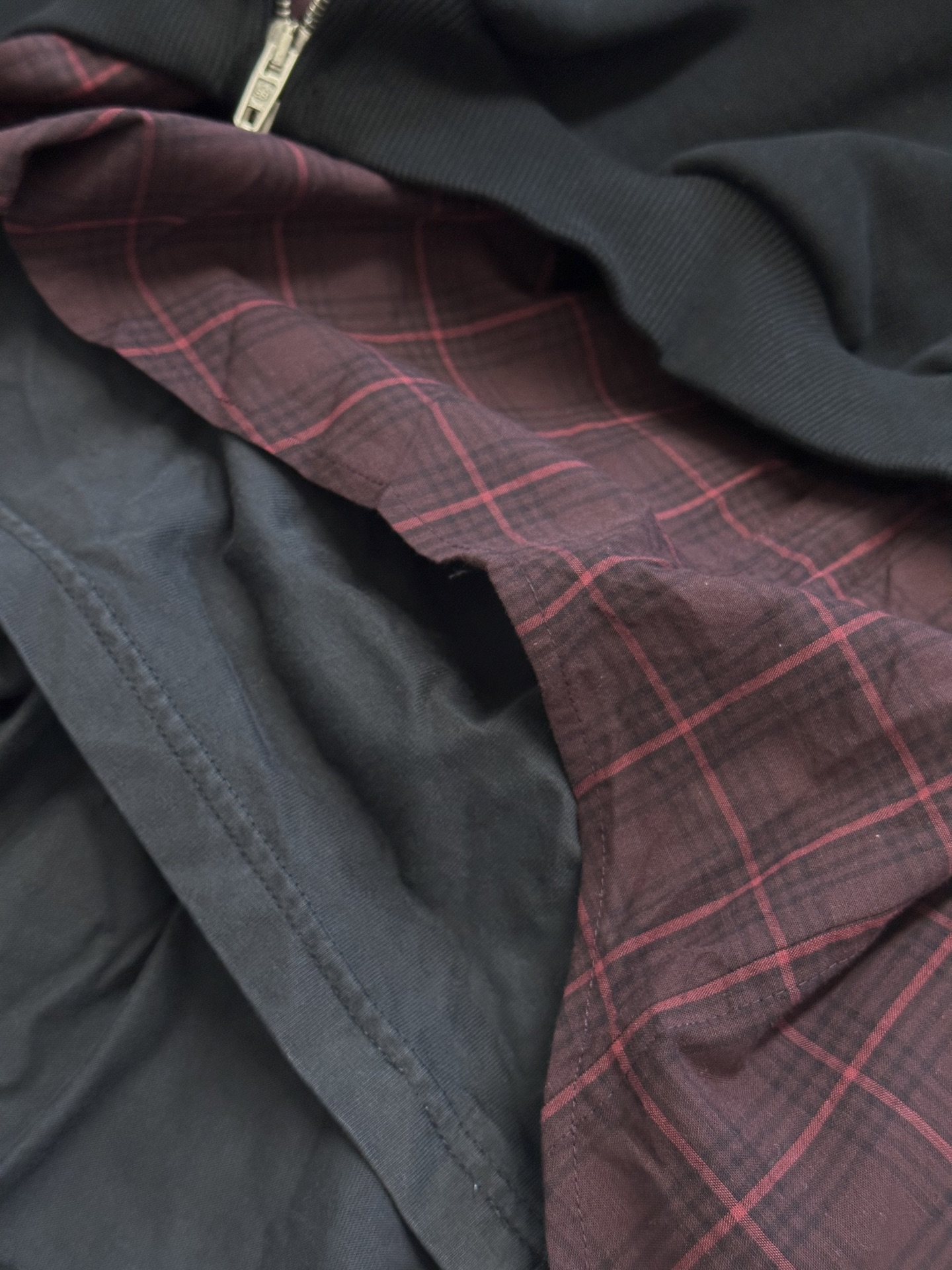 Balenciaga Layered Hoodie Black Men's  (772206TPVL71070）