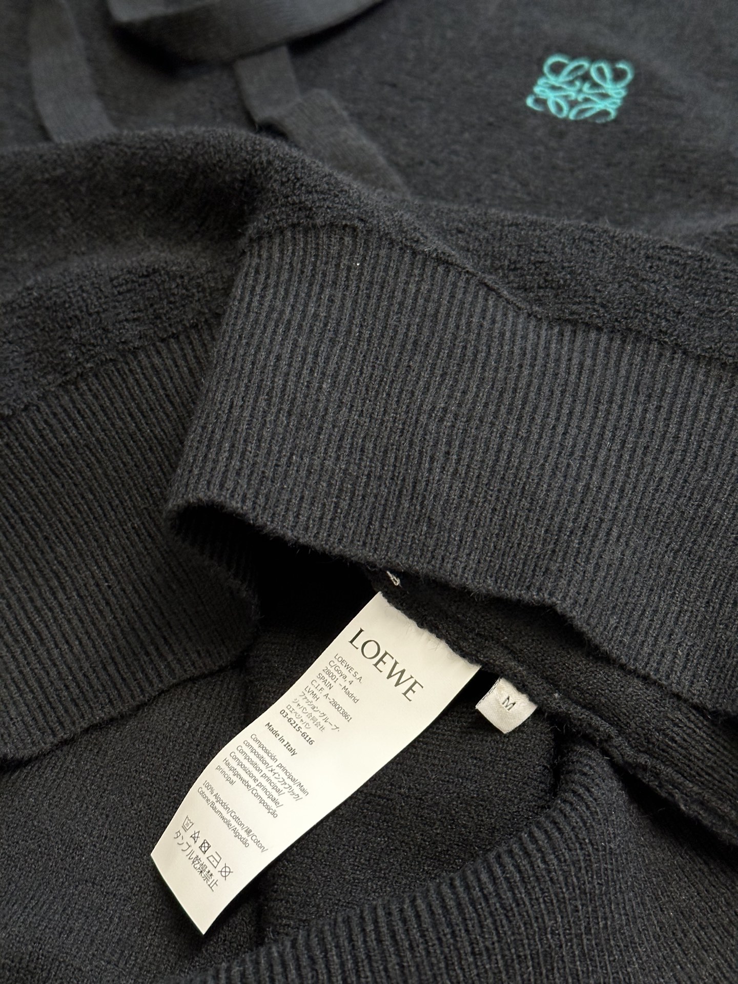 Loewe wool hooded sweatshirt (H526Y14KKA-1120）