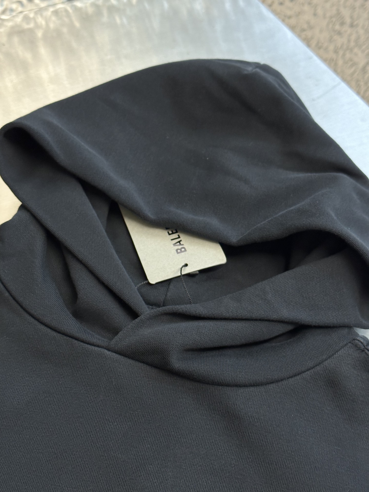 Balenciaga Men's Nano Bb Hoodie (767877TSVO31083）