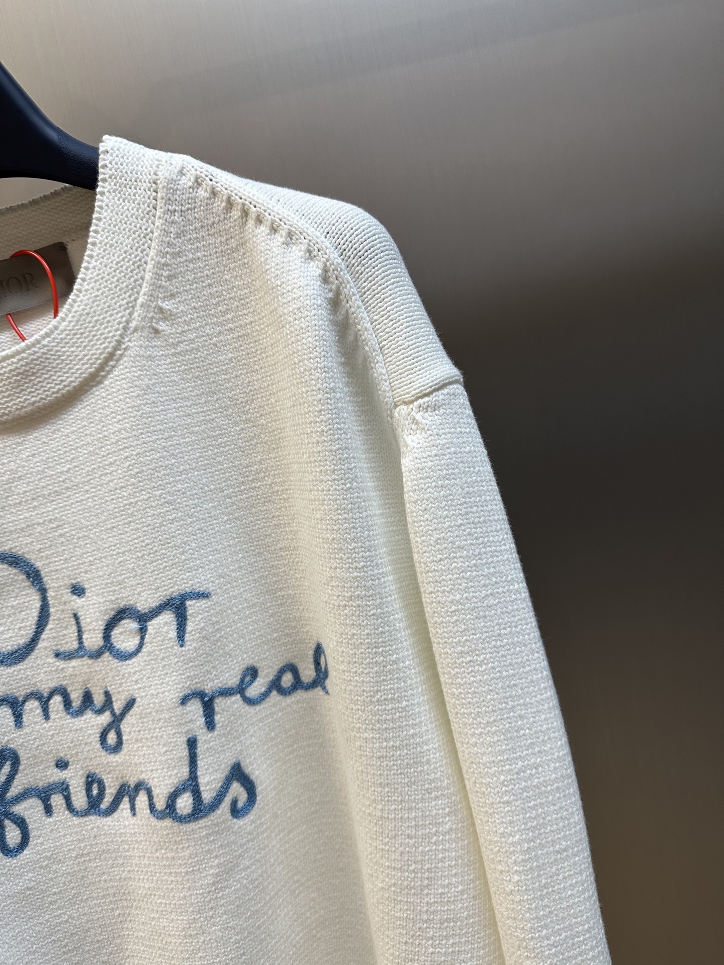 DIOR Logo Intarsia Crewneck Knit Sweater（583M618A3003-C570）