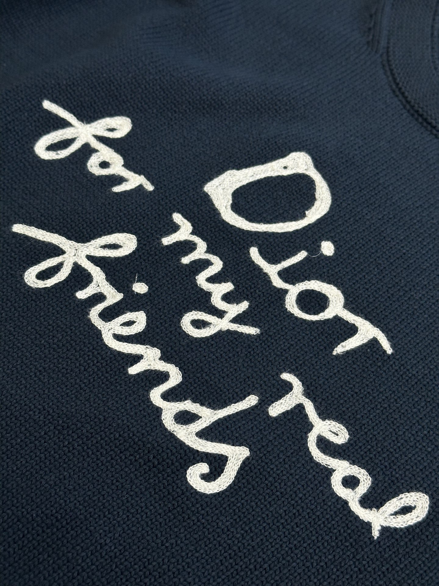 DIOR Logo Intarsia Crewneck Knit Sweater（583M618A3003-C570）