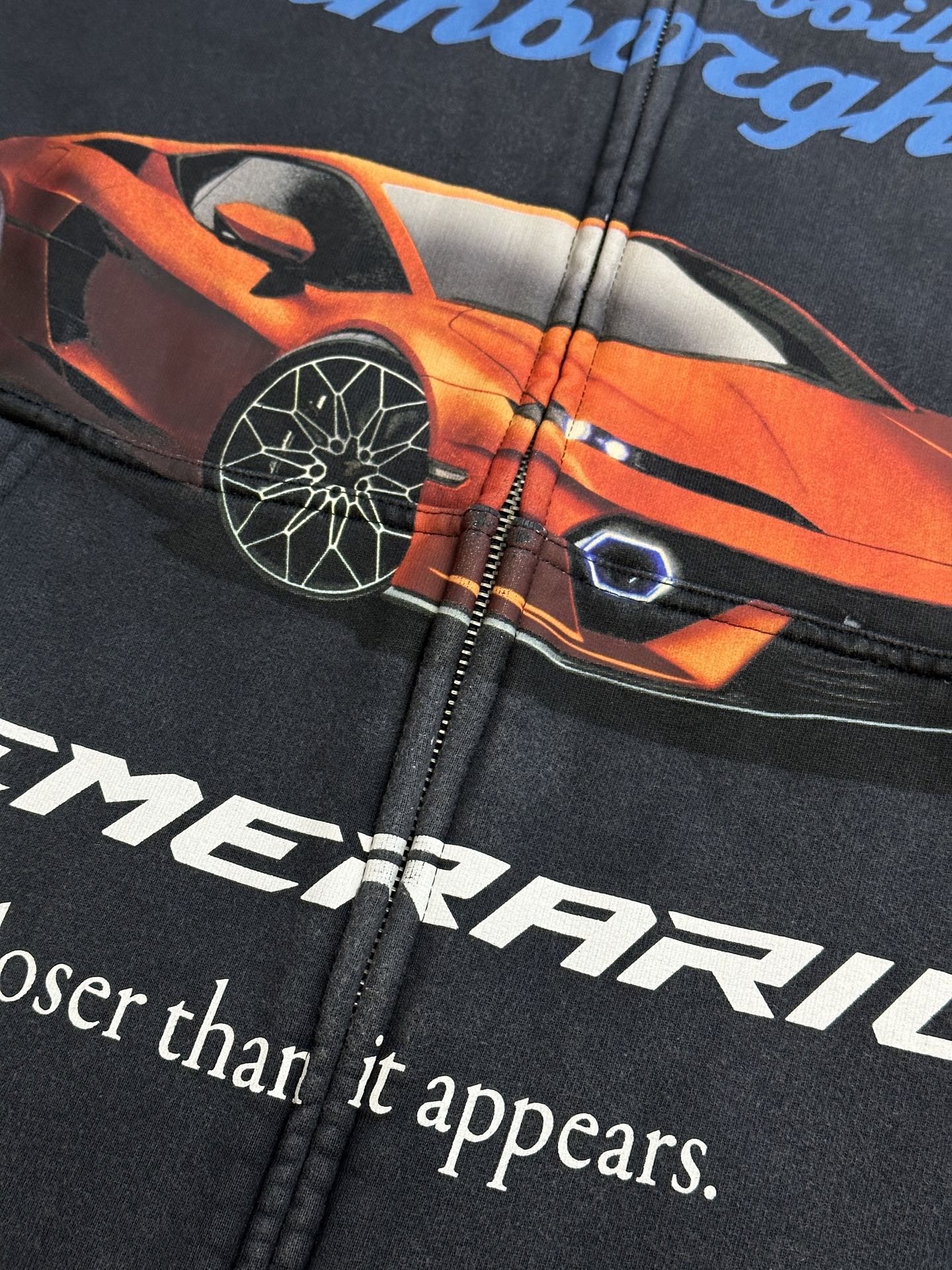 BALENCIAGA x Automobili Lamborghini Hoodie (833399TSVT91041）