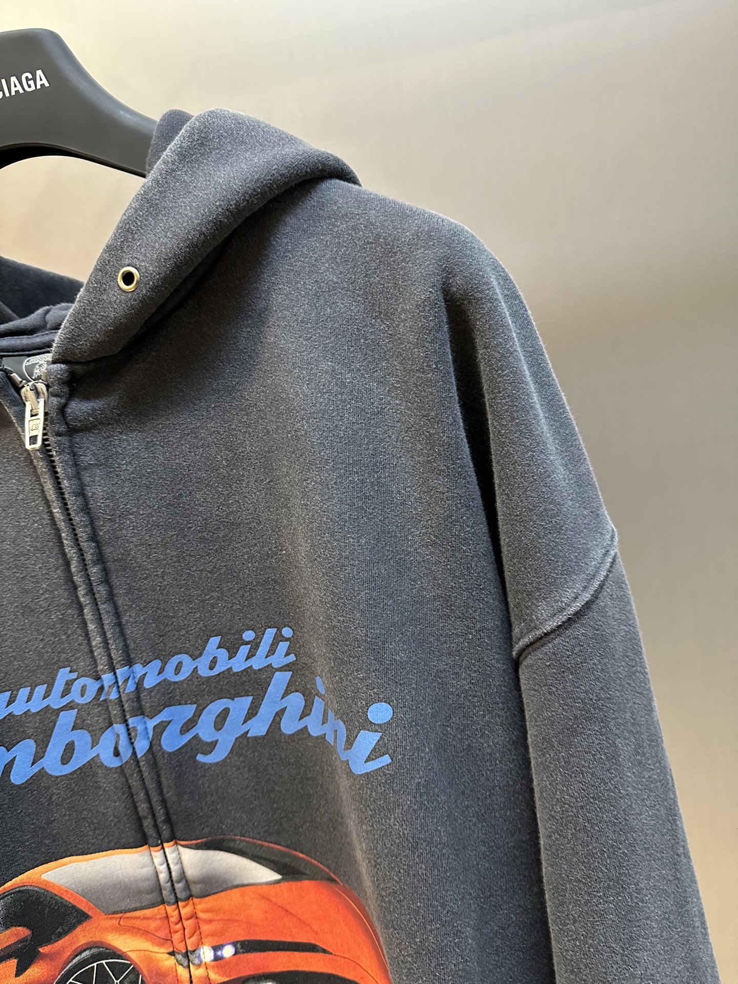 BALENCIAGA x Automobili Lamborghini Hoodie (833399TSVT91041）