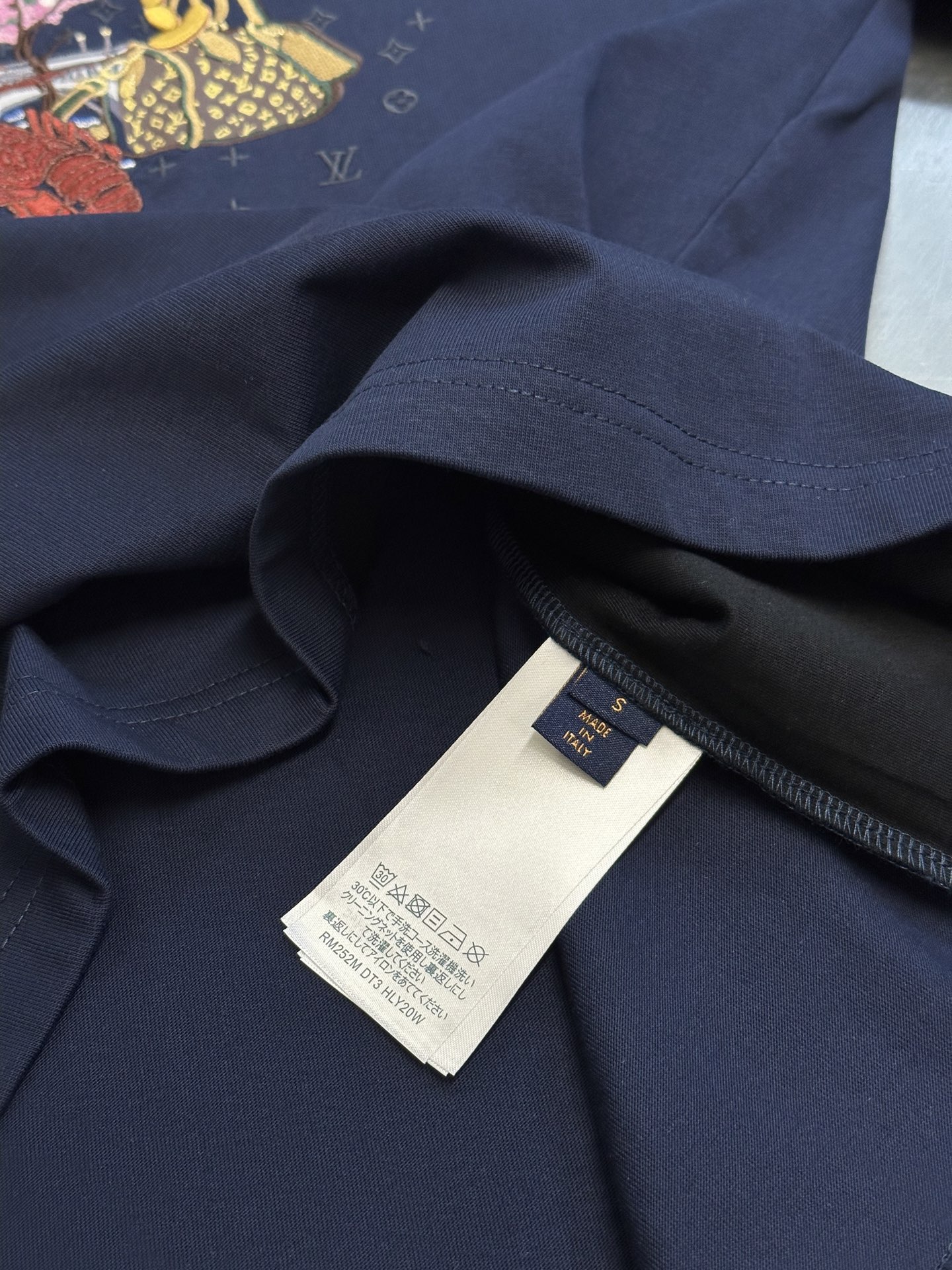 Louis Vuitton embroidered T-shirt（1AIMKT）