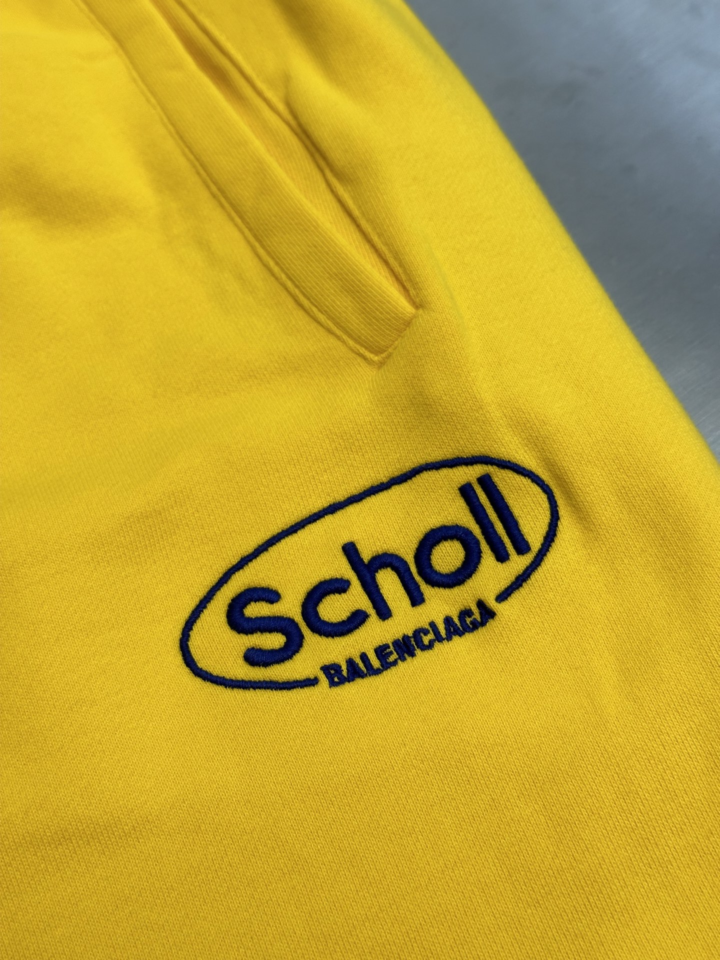 Balenciaga X Scholl Logo Embroidered Pants（844177TSVT2-7200）