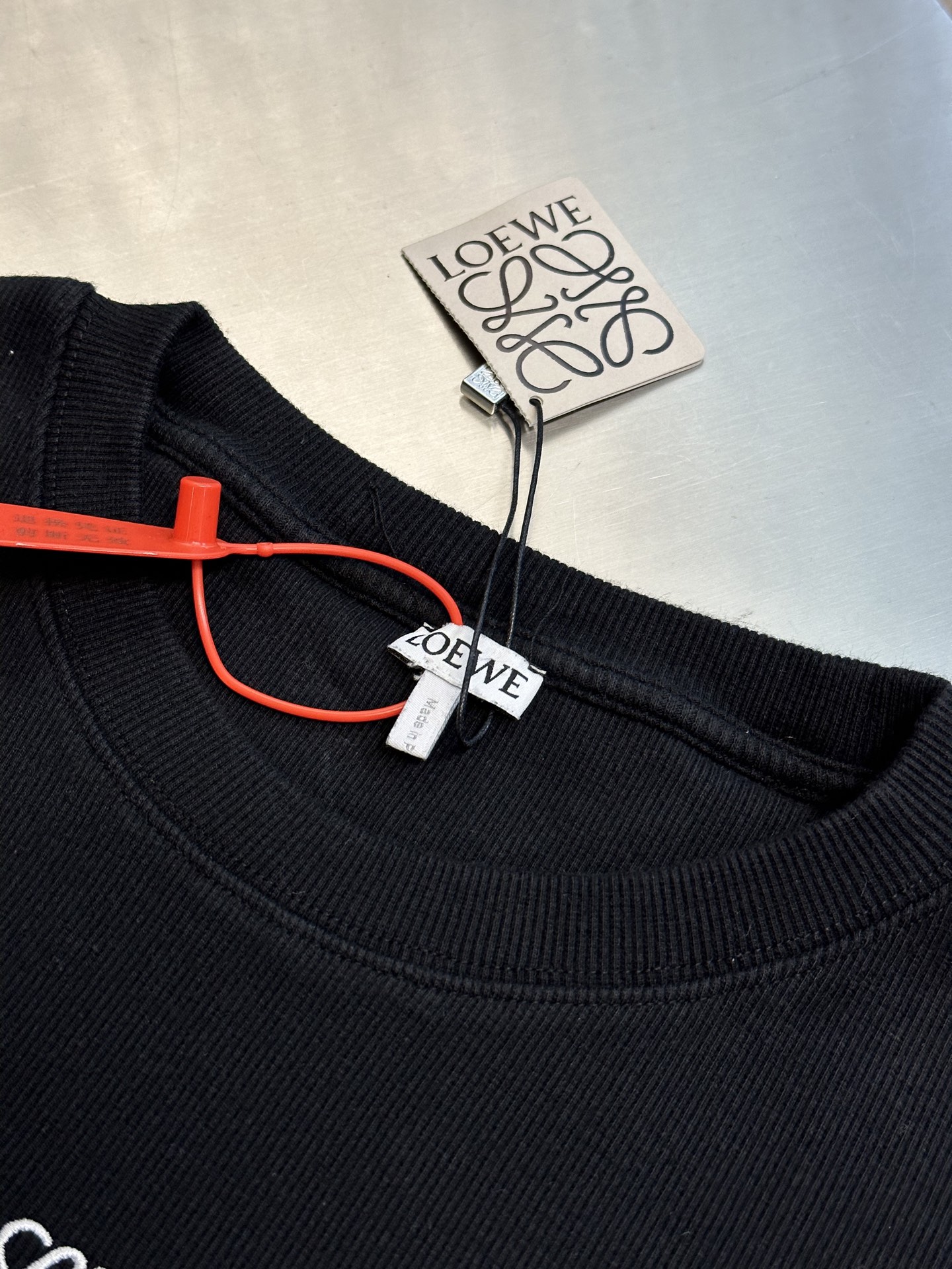 Loewe cotton oversized long-sleeved T-shirt (H526Y22XAY-1100）