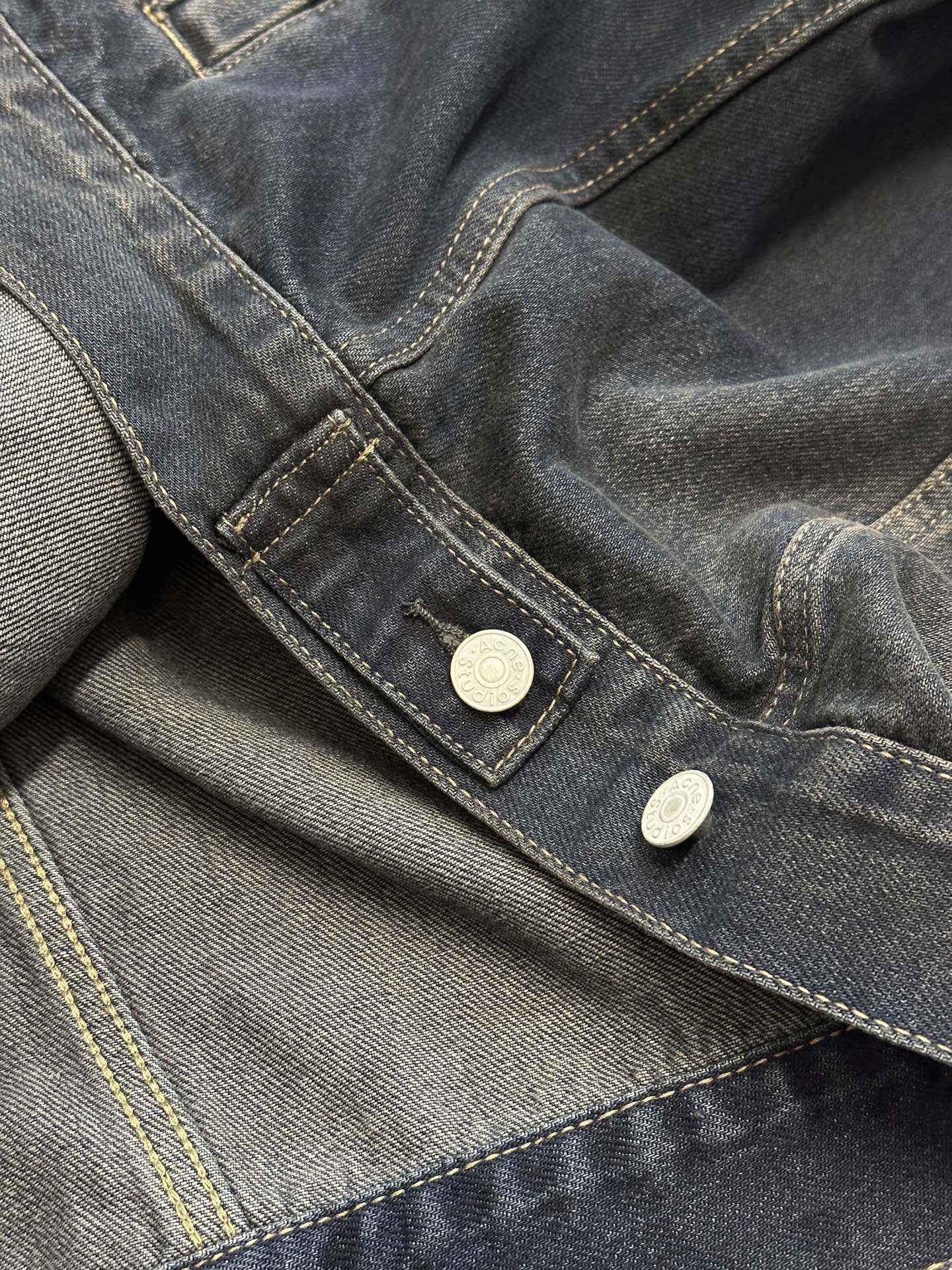 ACNE STUDIOS Denim jacket Oversized fit (C90174-838）