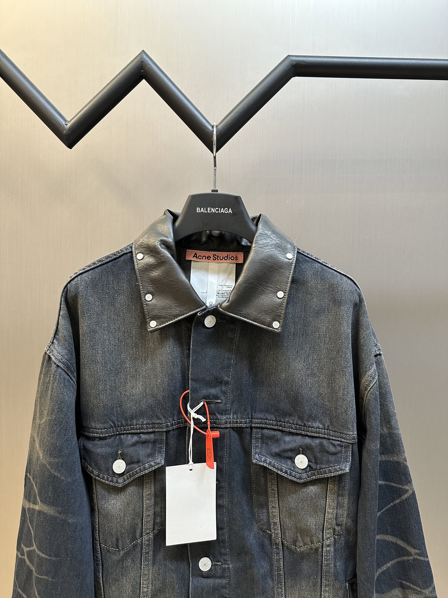 ACNE STUDIOS Denim jacket Oversized fit (C90174-838）
