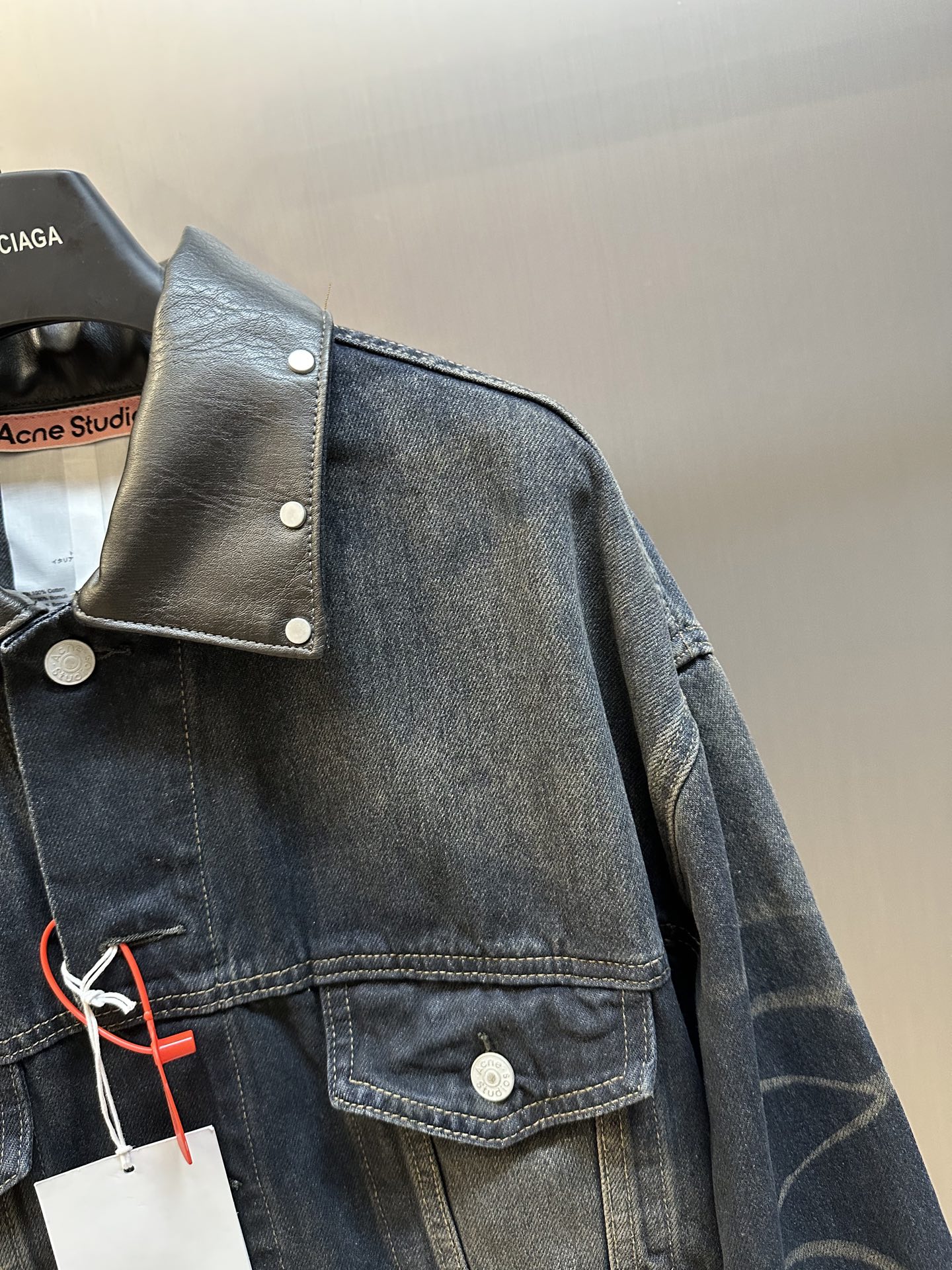 ACNE STUDIOS Denim jacket Oversized fit (C90174-838）