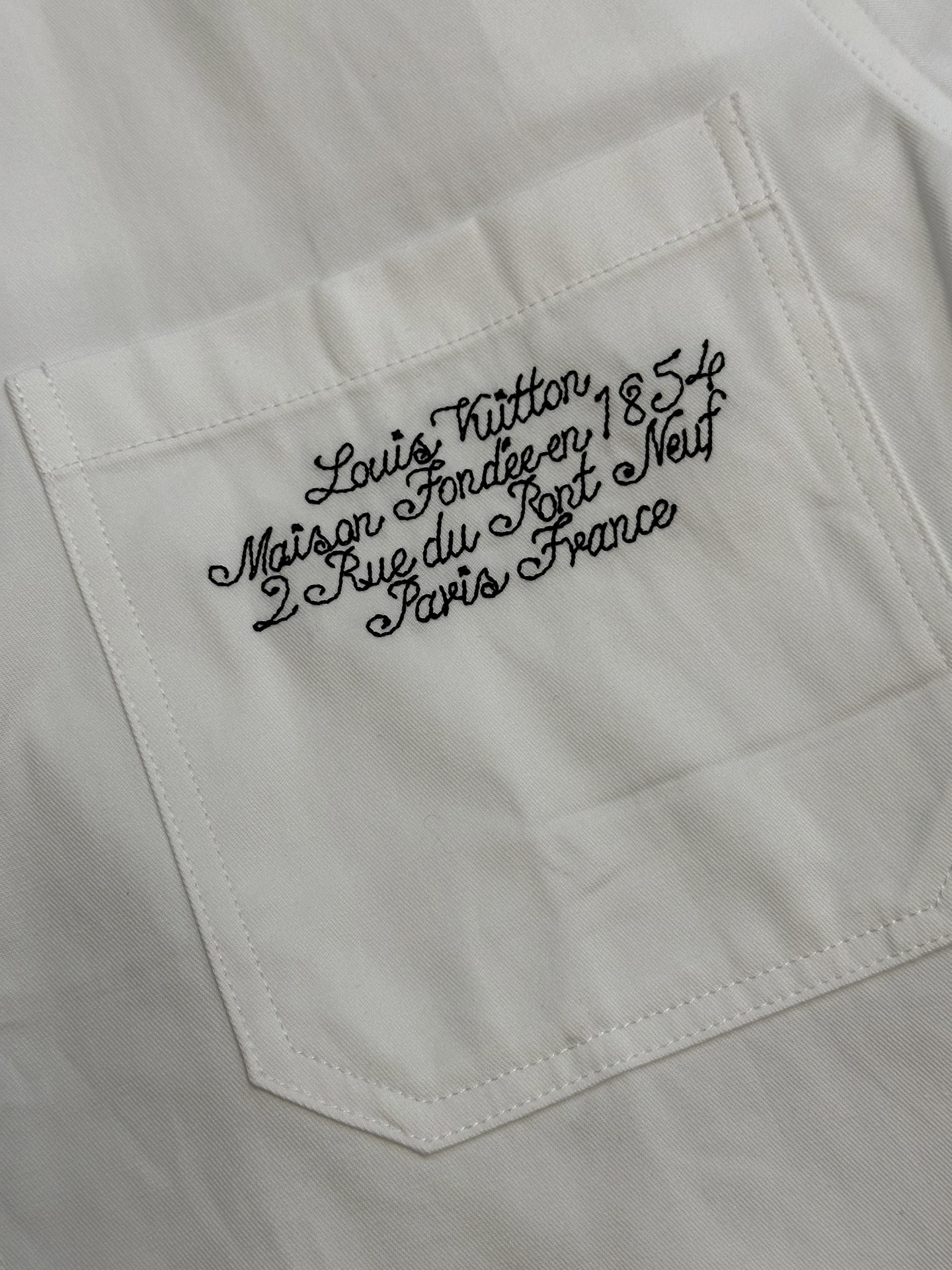 Louis Vuitton x NIGO collaboration embellished short sleeve shirt（1AIMI9）