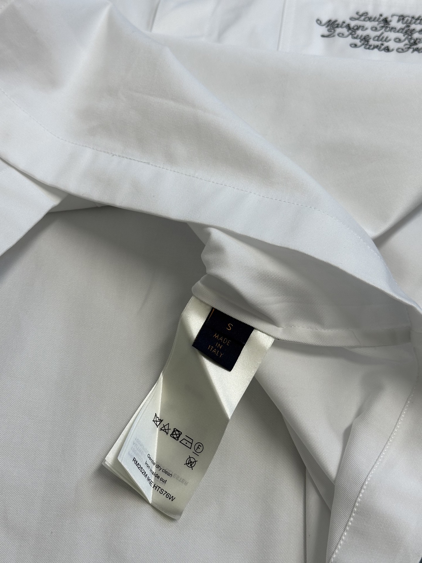 Louis Vuitton x NIGO collaboration embellished short sleeve shirt（1AIMI9）