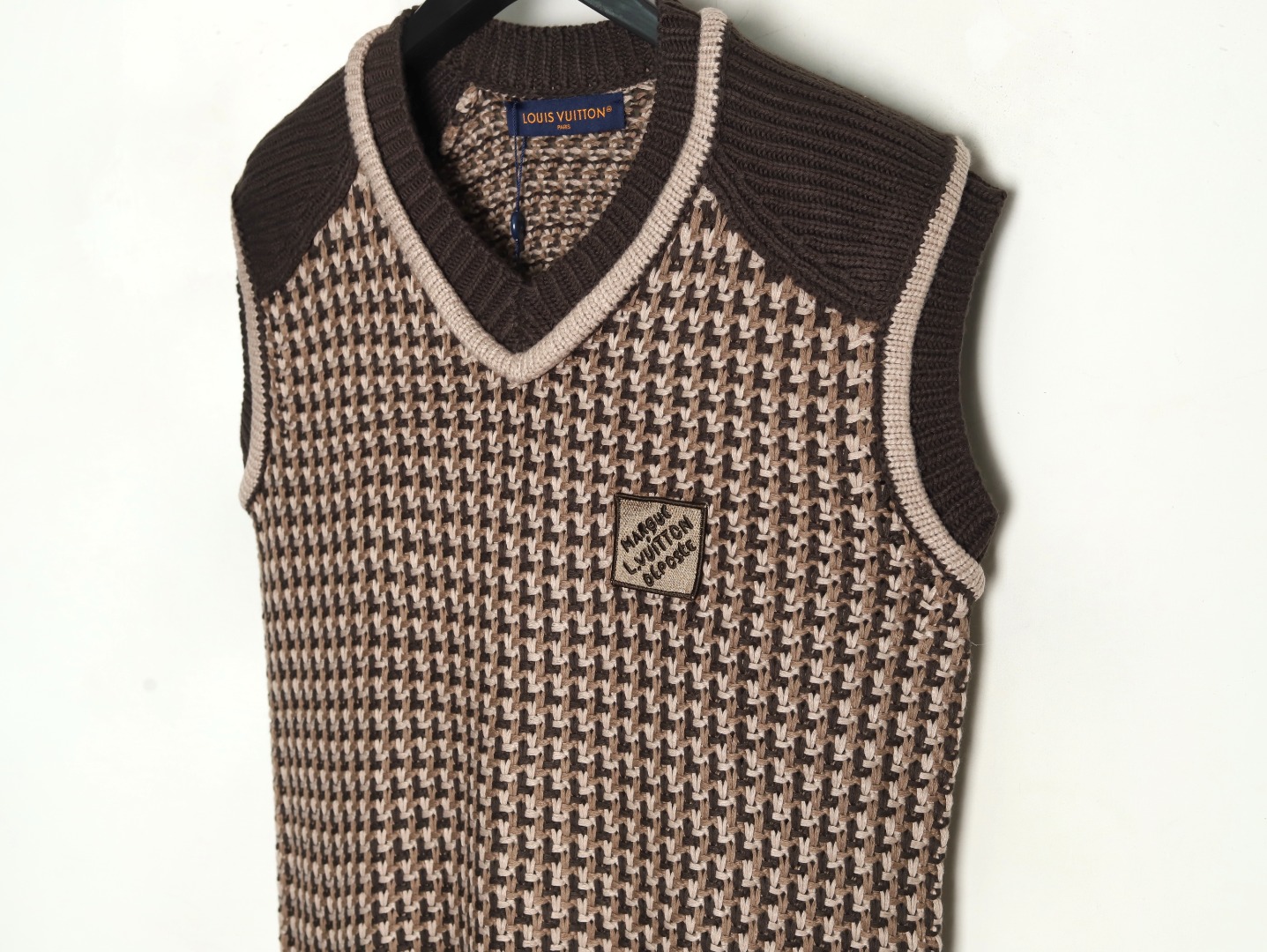 Louis Vuitton* Men's Jacquard Knit Vest / 25ss（1AHC35）