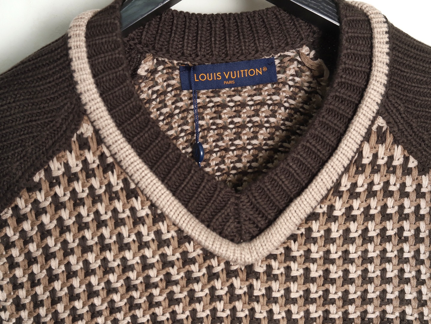 Louis Vuitton* Men's Jacquard Knit Vest / 25ss（1AHC35）