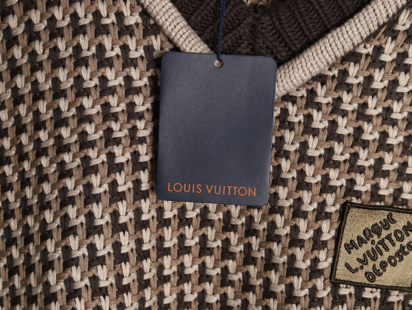 Louis Vuitton* Men's Jacquard Knit Vest / 25ss（1AHC35）
