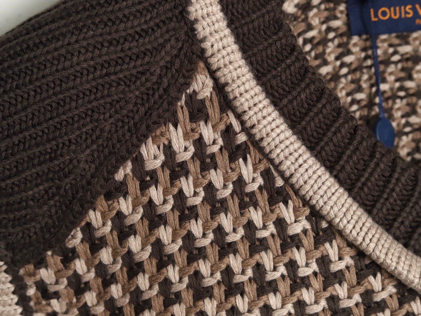 Louis Vuitton* Men's Jacquard Knit Vest / 25ss（1AHC35）
