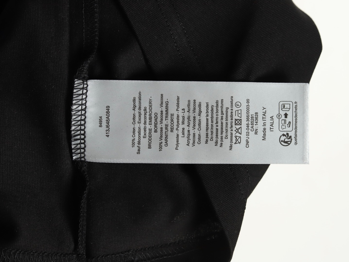 Dior T-shirt 24SS（483J635A0817-C980）