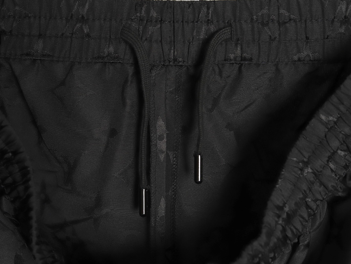 Louis Vuitton Monogram Moire Jacquard Silk Shorts Black（1AGTN1）