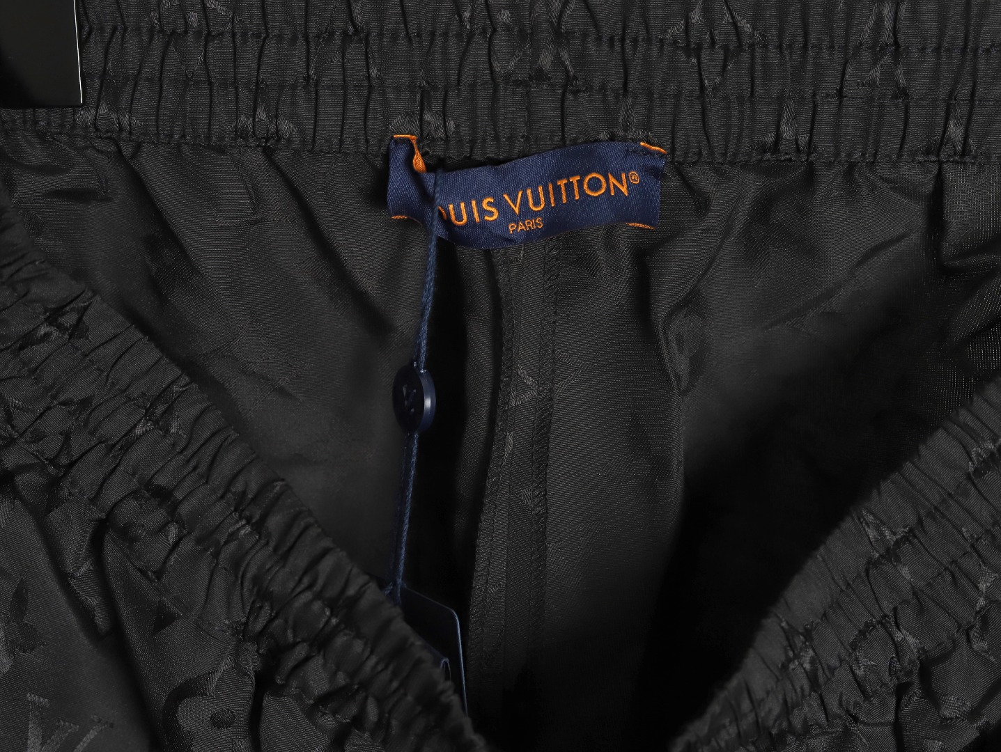 Louis Vuitton Monogram Moire Jacquard Silk Shorts Black（1AGTN1）