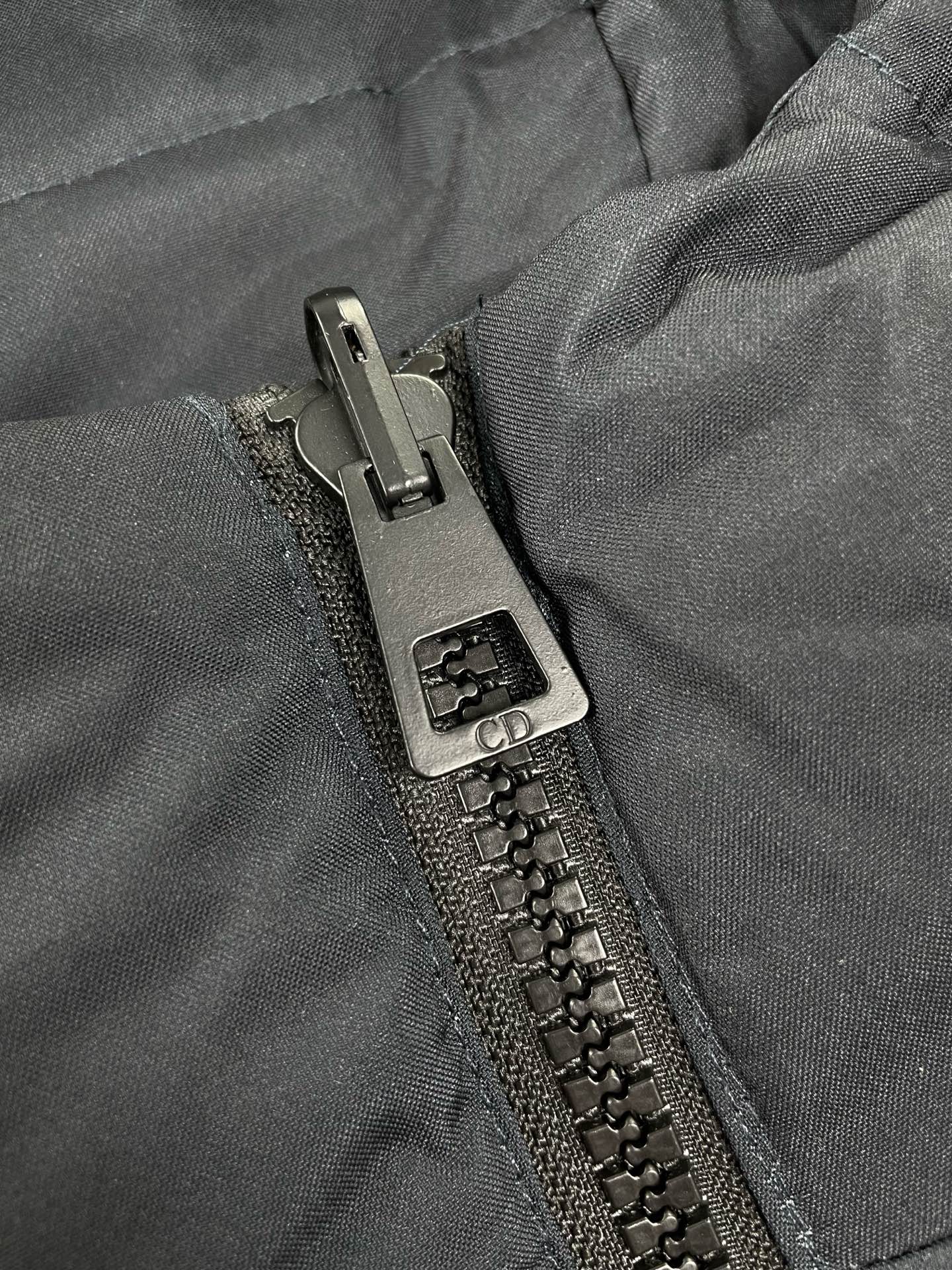 Dior Women's Oblique Quilted Technical Taffeta Reversible Long Down Jacket "Blue/Ecru"（147C23A2968-X5803）