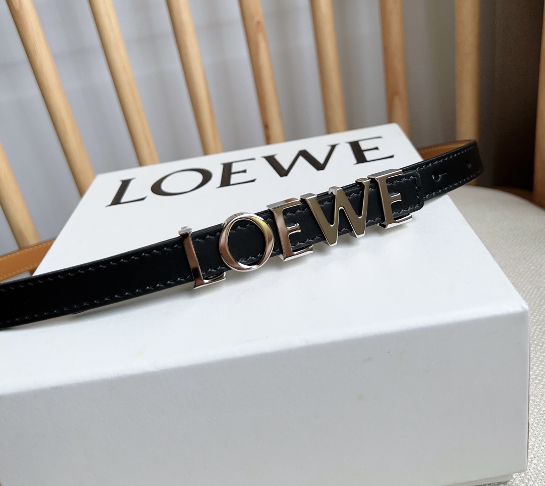 LOEWE 'Lettering' logo belt（E619Z16X161206）