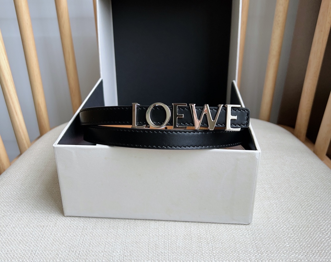 LOEWE 'Lettering' logo belt（E619Z16X161206）