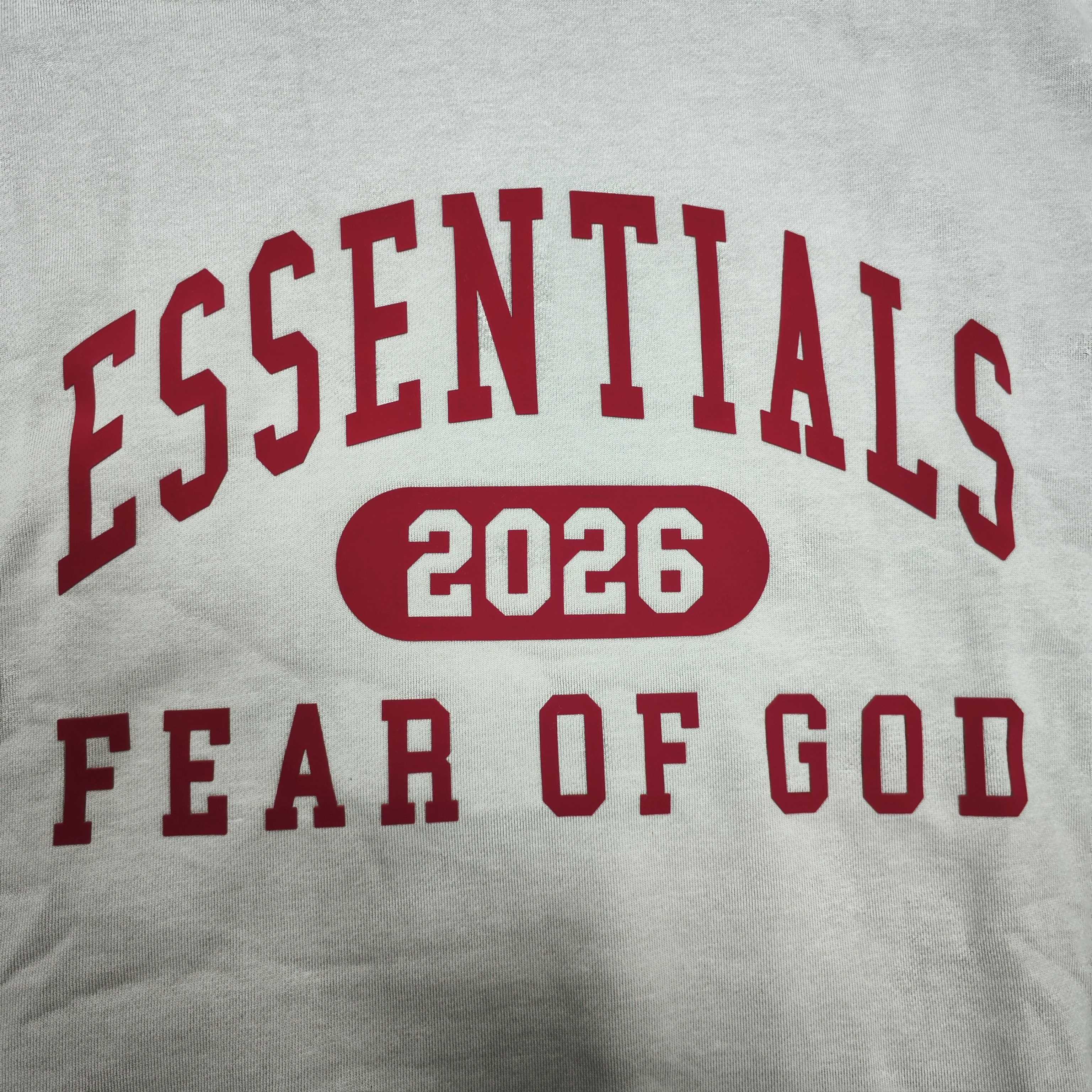 FEAR OF GOD ESSENTIALS logo print hoodie（192HO256862F）