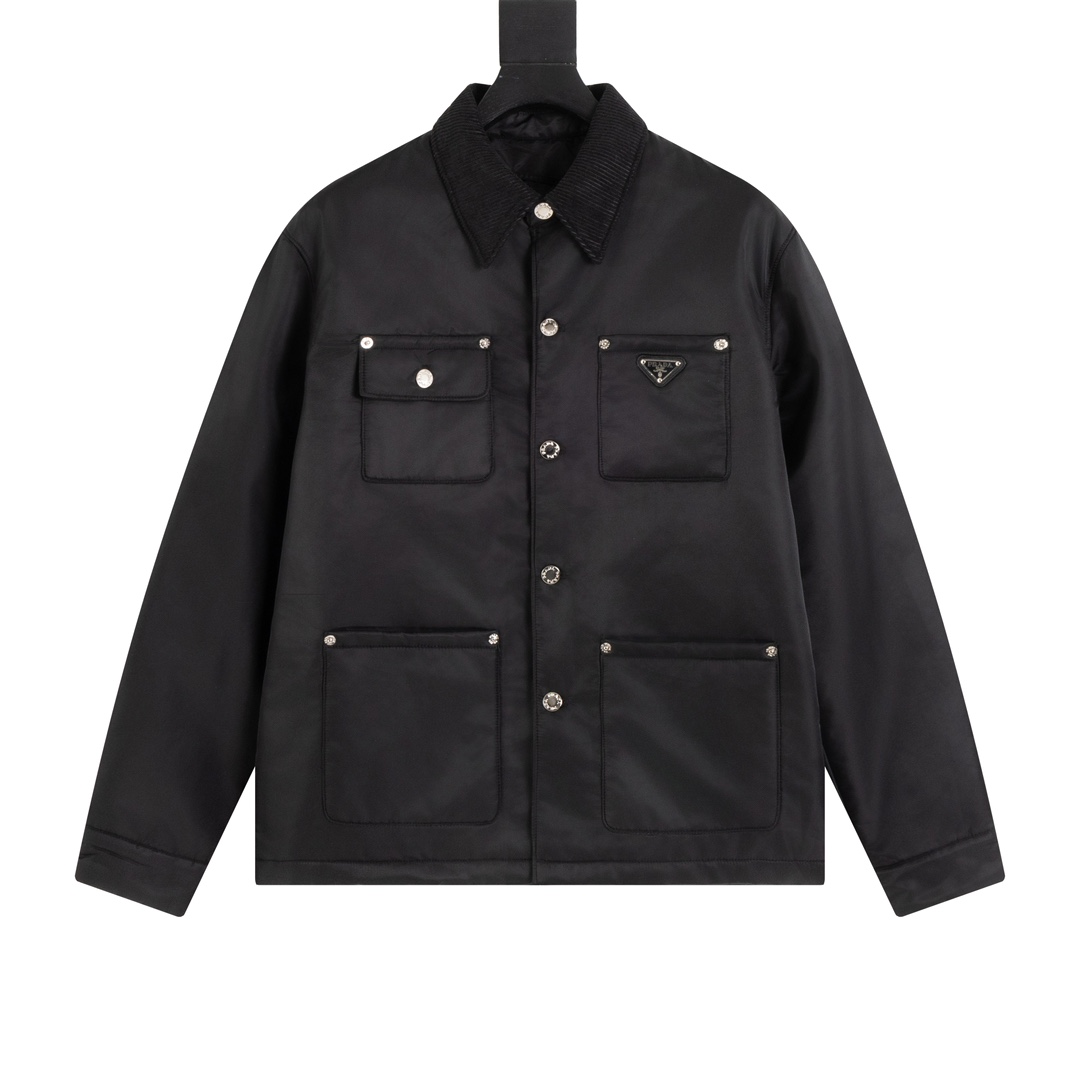 Prada Black Re-Nylon jacket (SGC281S2321WQ8-F0002）