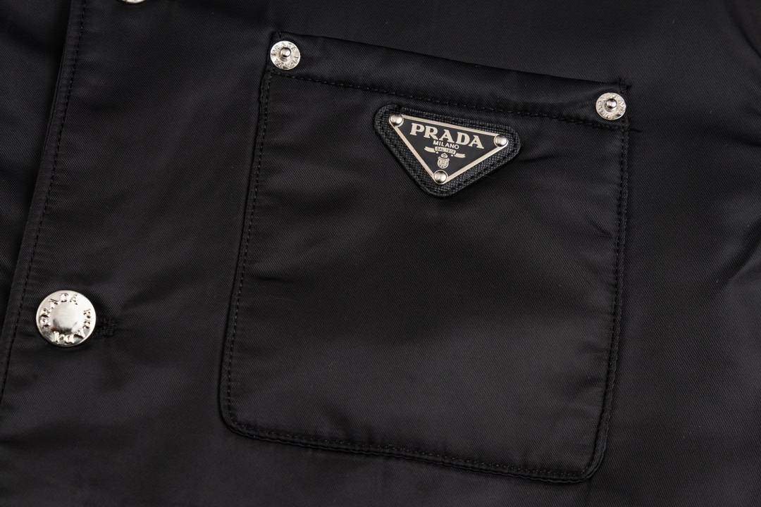 Prada Black Re-Nylon jacket (SGC281S2321WQ8-F0002）