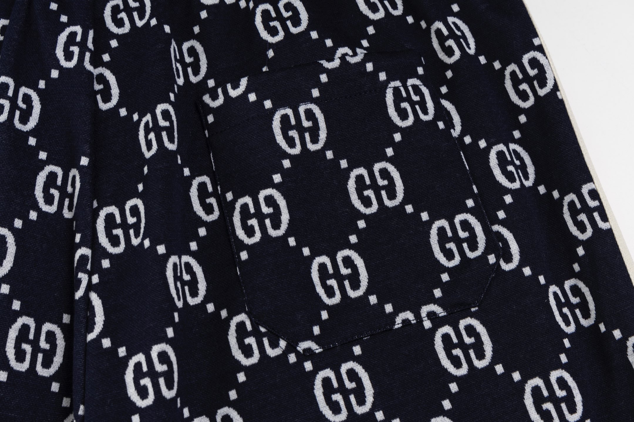 Gucci GG Jacquard Shorts Blue/Ivory （474632-X9V05-4245）