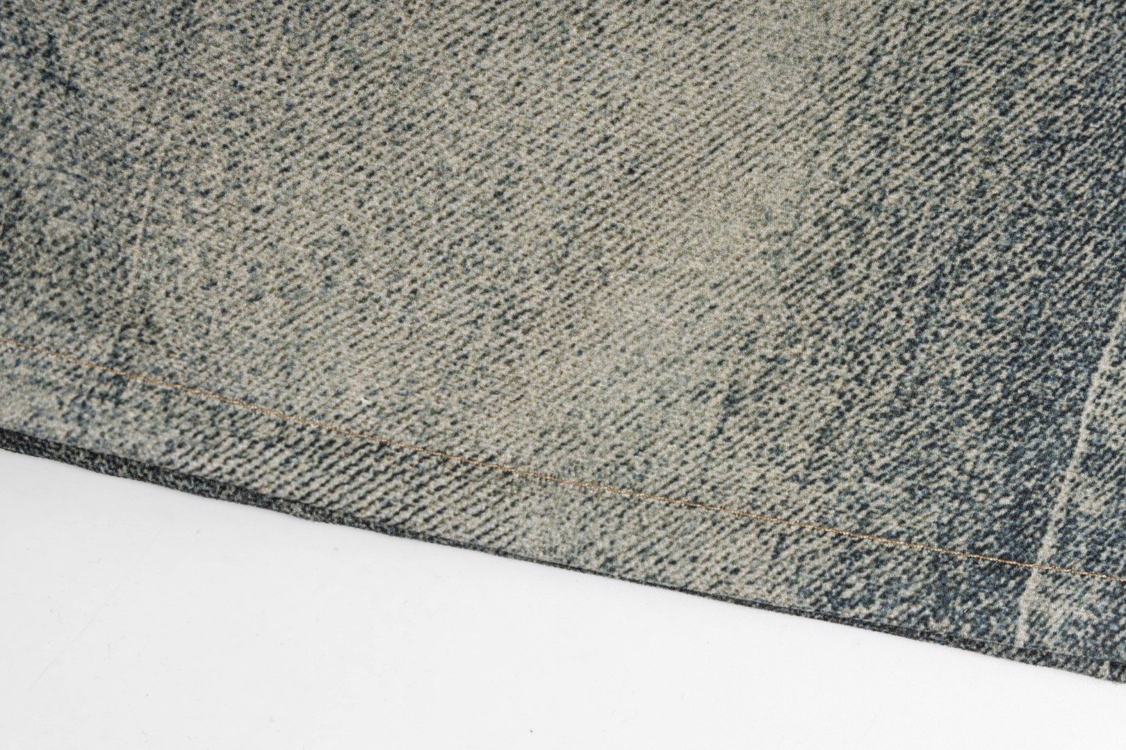 Acne Studios Printed Denim Short 'Mid Blue (BE0179-AUZ）