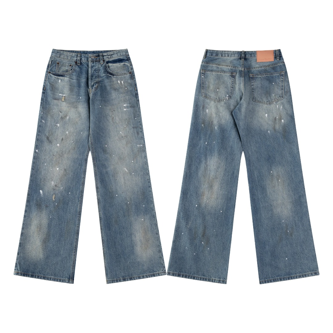 Acne Studios Trafalgar 2021 Wide-Leg Jeans (A00427-228）