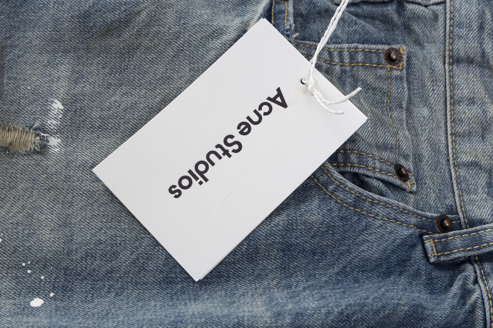 Acne Studios Trafalgar 2021 Wide-Leg Jeans (A00427-228）