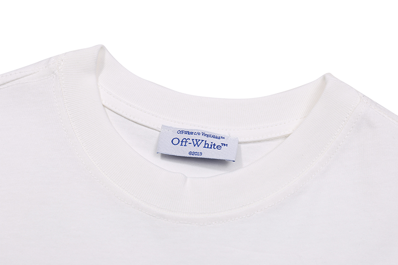 Off-White Fresco Oval T-shirt (OMAA120S25JER0020110）