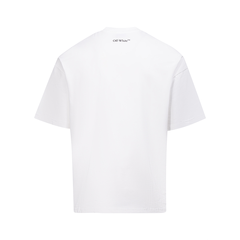Off-White Fresco Oval T-shirt (OMAA120S25JER0020110）