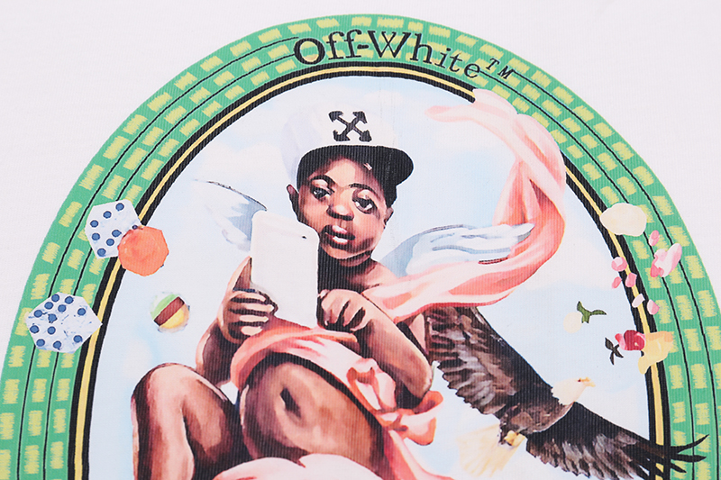 Off-White Fresco Oval T-shirt (OMAA120S25JER0020110）