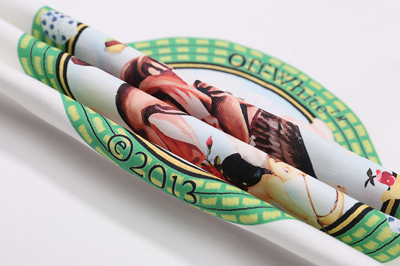 Off-White Fresco Oval T-shirt (OMAA120S25JER0020110）