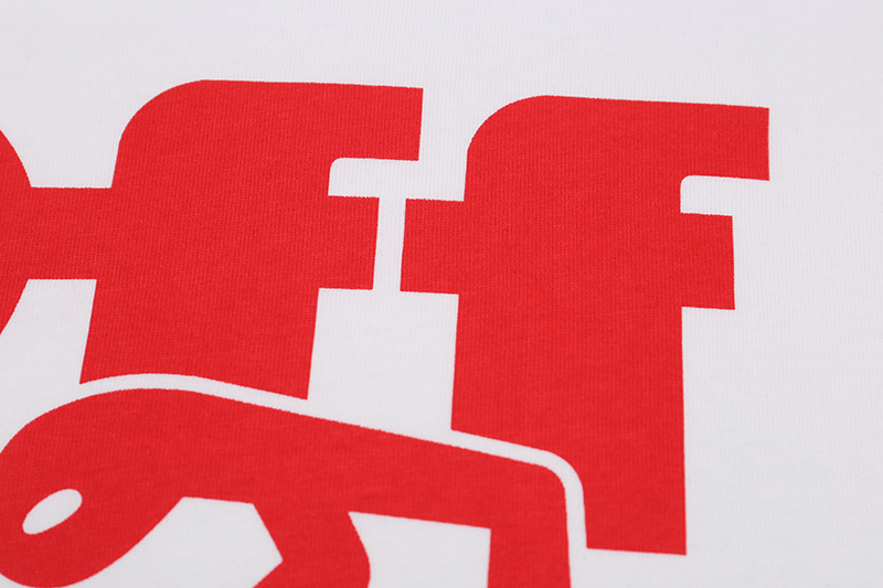 Off-White logo-print long-sleeved T-shirt (OMAA120S25JER00C0784）