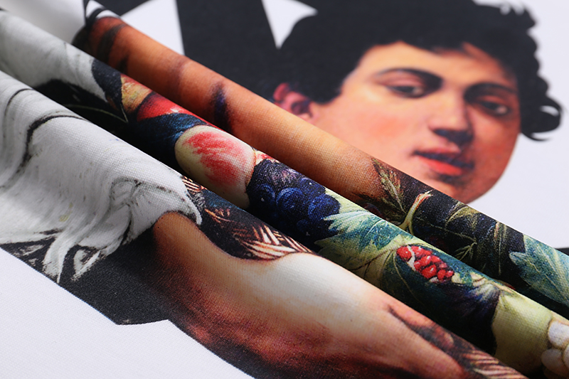 Off-White Caravaggio Boy Over Tee 'Black/White' (OMAA038S21JER0061001）